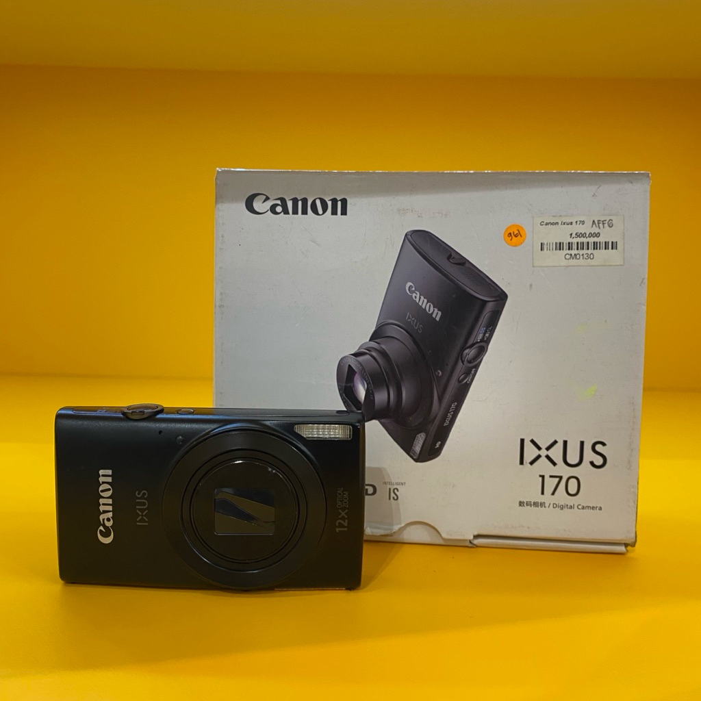 CANON IXUS 170 BLACK WITH BOX