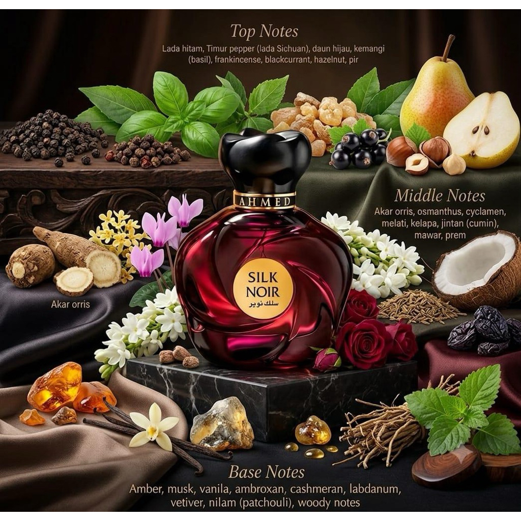 PARFUME SILK NOIR BY AHMED