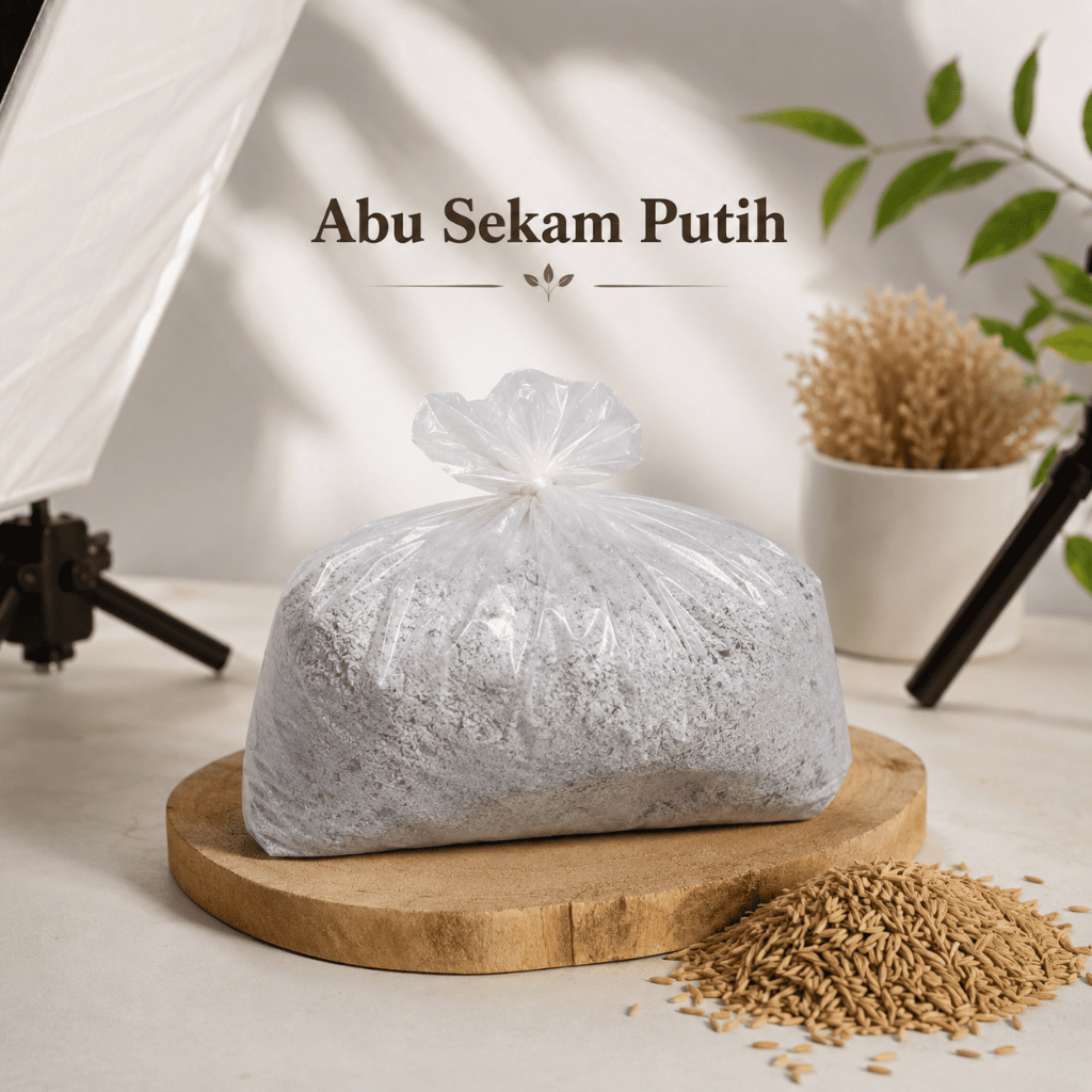 Abu gosok sekam padi 1kg berkualitas tinggi halus