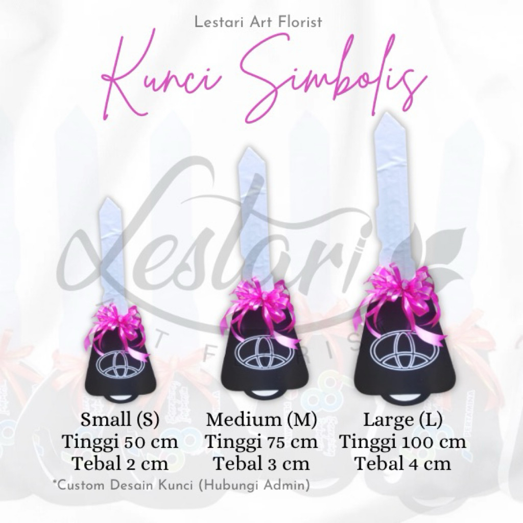 Kunci Motor / Mobil Simbolis Hadiah / Doorprize