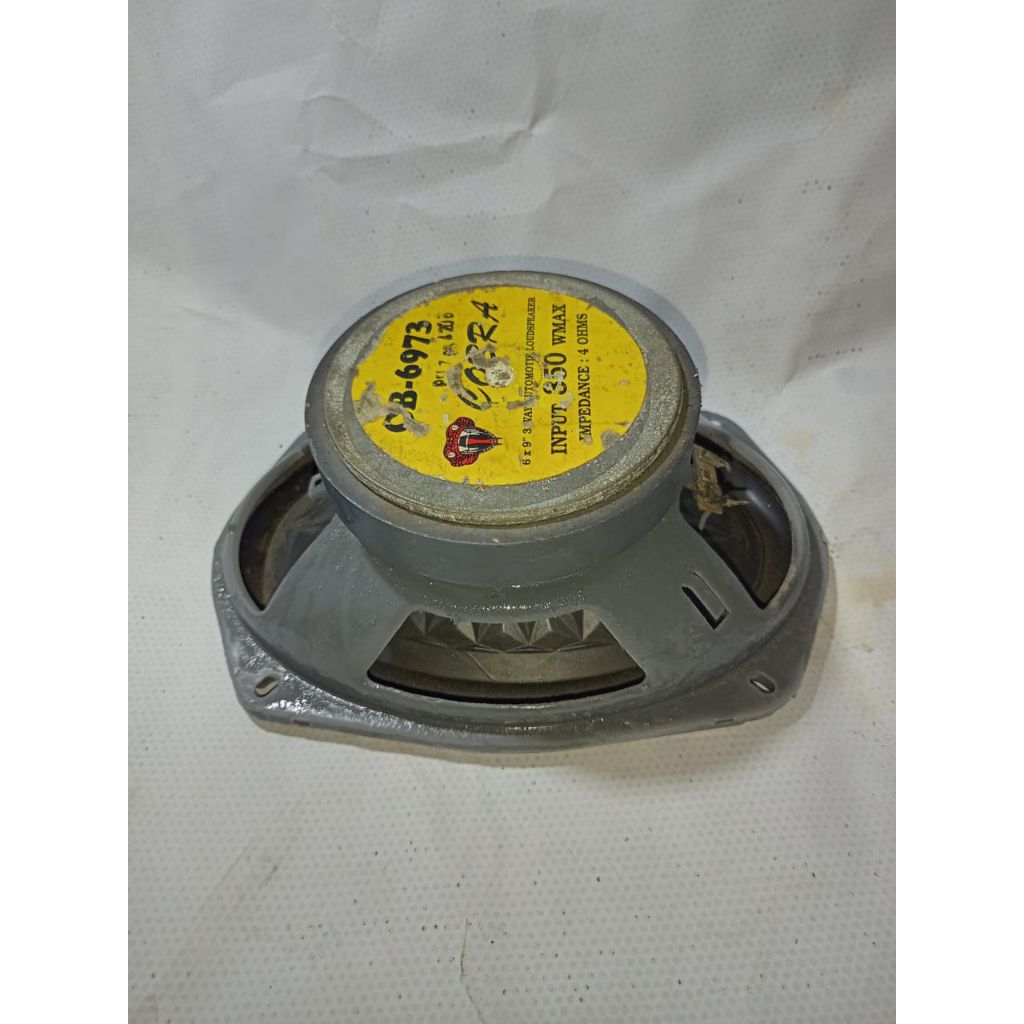 speaker oval cobra 6x9 inch.bekas cabutan normal magnet besar