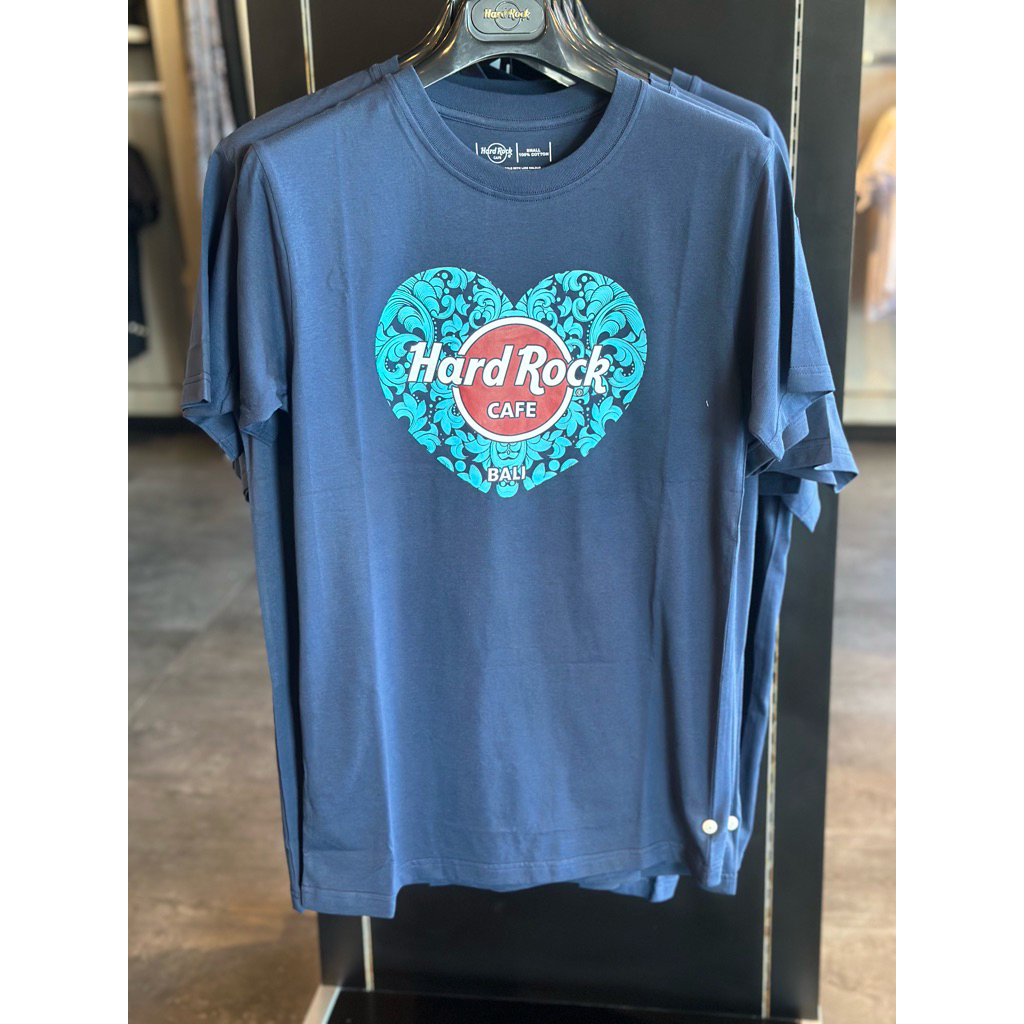 HARDROCK CAFE BALI baju kaos official merchandise navy love NEW ORIGINAL