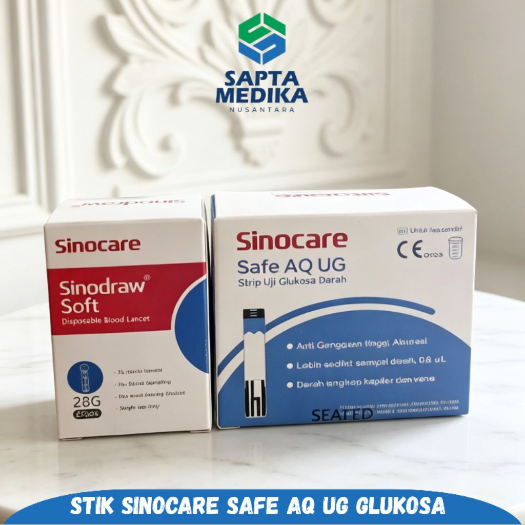 Stik Sinocare Safe AQ Pro Glukosa