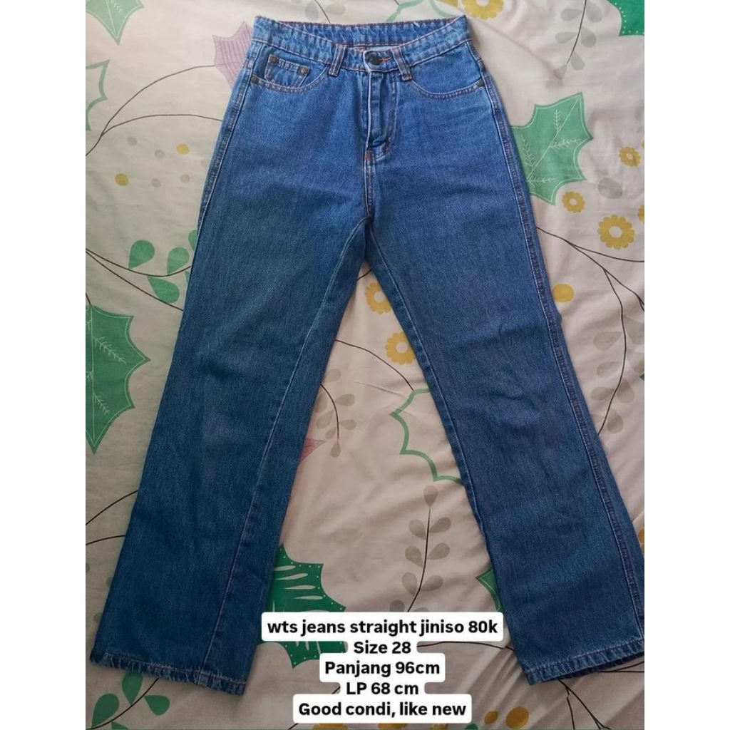 preloved pl straight jeans jiniso