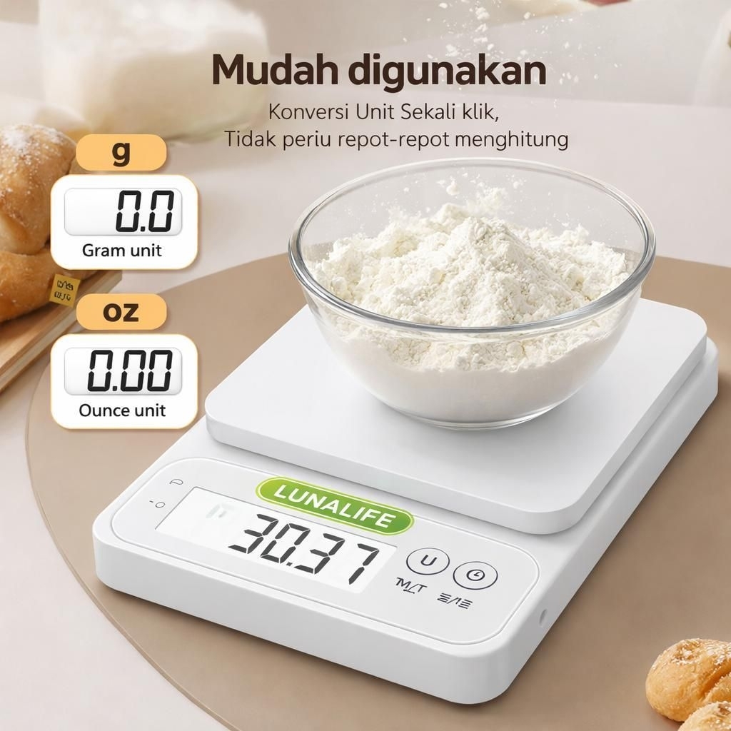 Timbangan Dapur Kue Digital 10kg 10 kg kilo Minato Body Besar Murah Purbalingga