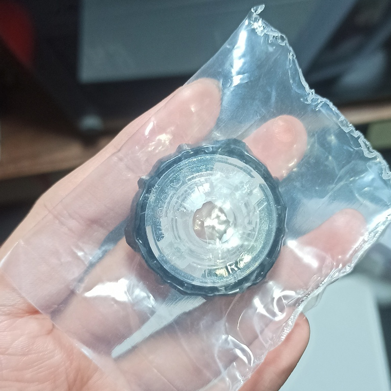 Beyblade X Ratchet 9-60 Black Clear Glitter dari set BX-00 Cobalt Dragoon J League NEW