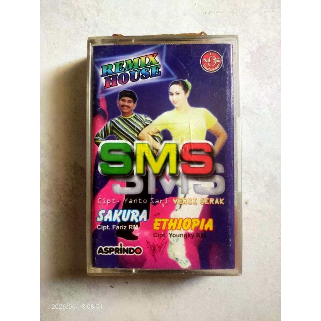 kaset pita jadul REMIX HOUSE SMS