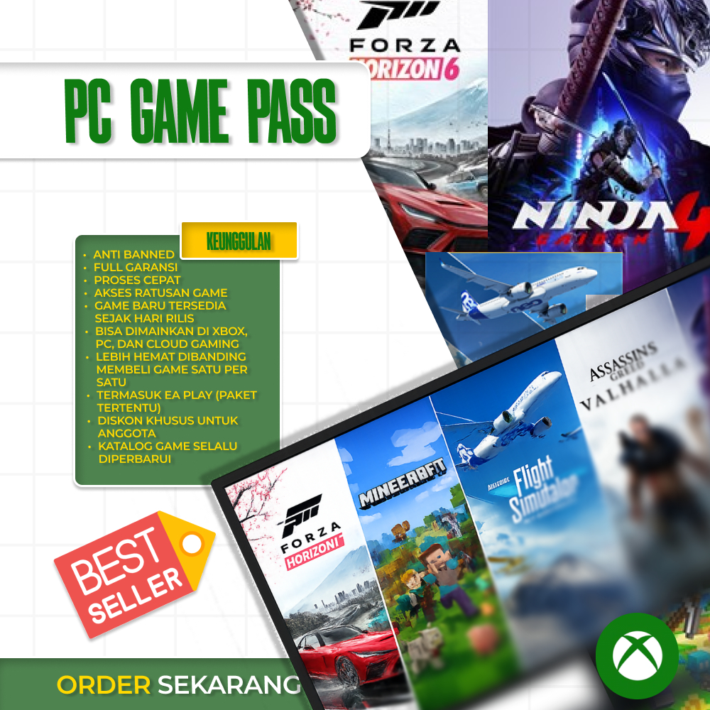 XBOX PC GAMEPASS SHARING 1 BULAN GAME ORIGINAL