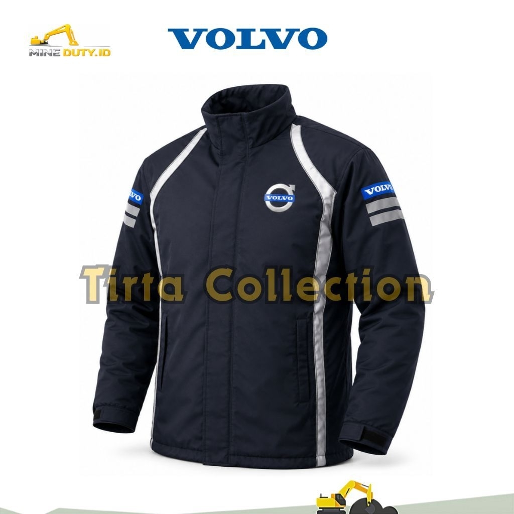 JAKET PARASUT VOLVO - BORDIR ALAT BERAT