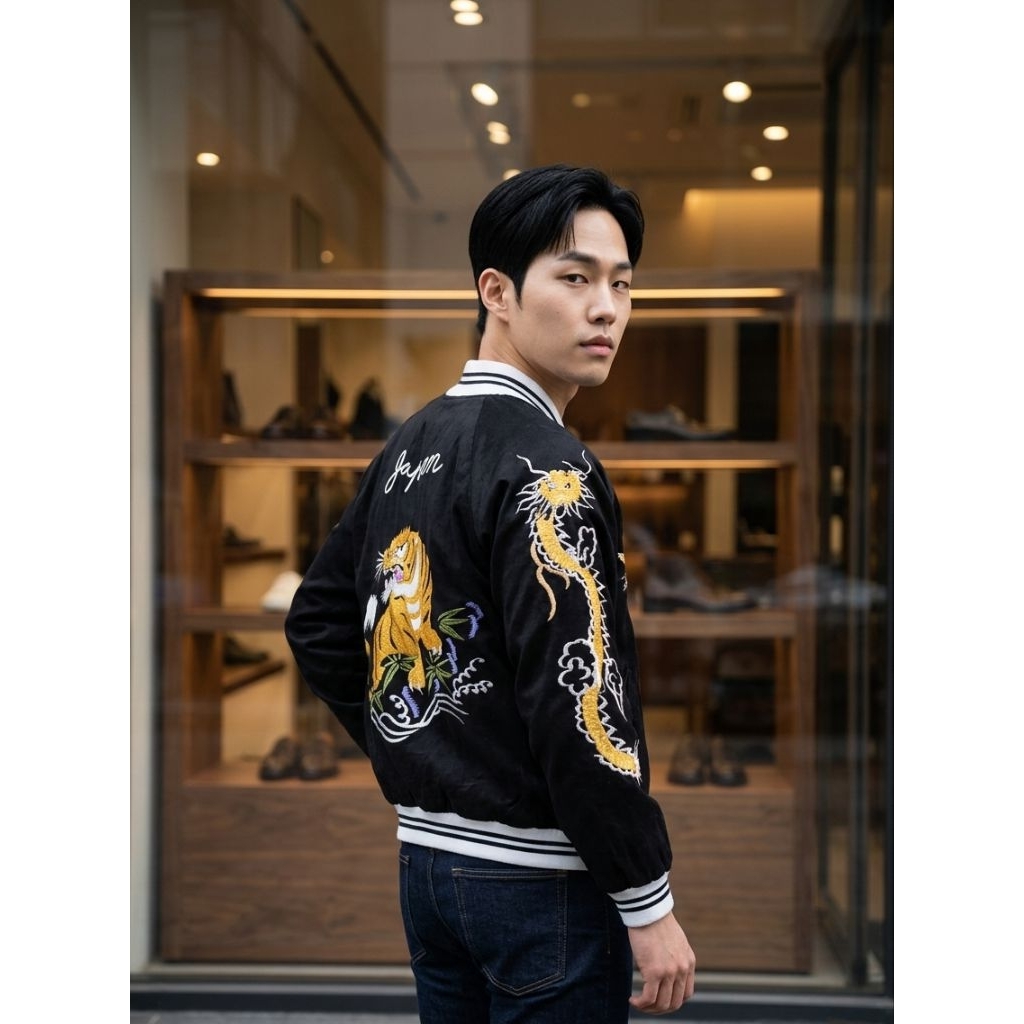 SUKAJAN TORA TIGER JAPAN DRAGON FULL BORDIR LUXURY