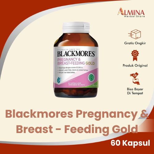 Blackmores Pregnancy And Breastfeeding 60 Kapsul - pendukung penyerapan kalsium