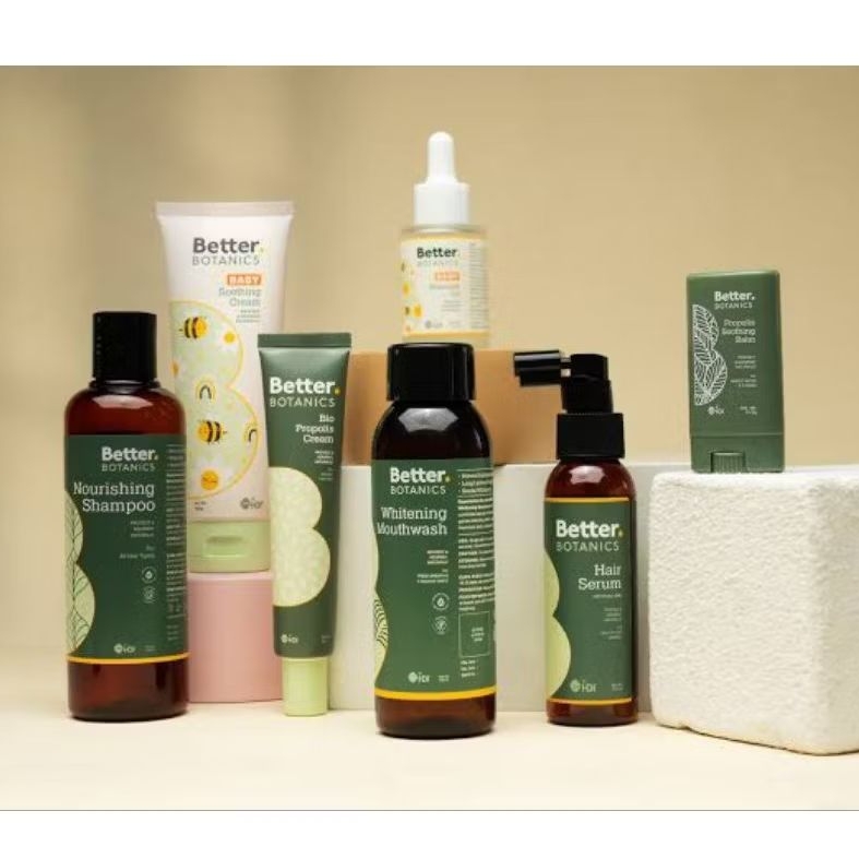 bee botanics shampoo, bee botanics serum rambut, bee botanics bio propolis cream, bee botanics facia