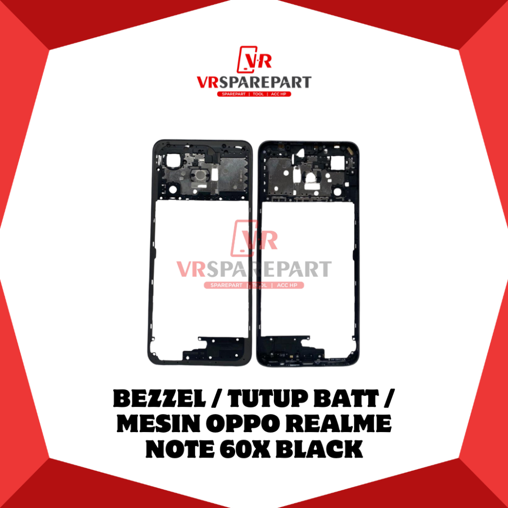 TUTUP BATERAI OPPO REALME NOTE 60X / TUTUP MESIN / BATRE