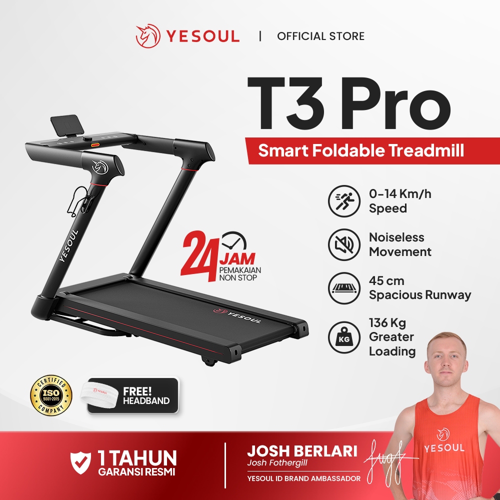 Yesoul T3 Pro Smart Treadmill Foldable