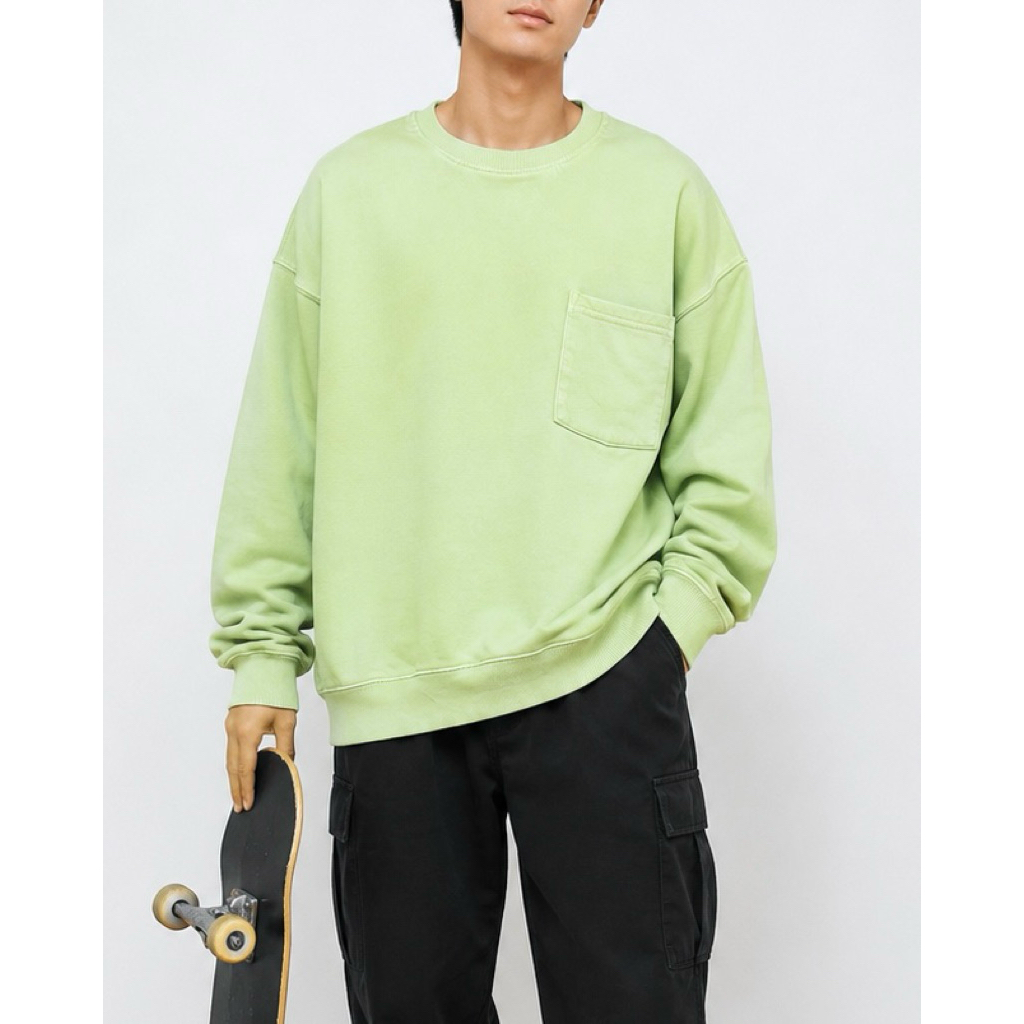 Zara Big Pocket Crewneck Oversize XL Second 100% Original