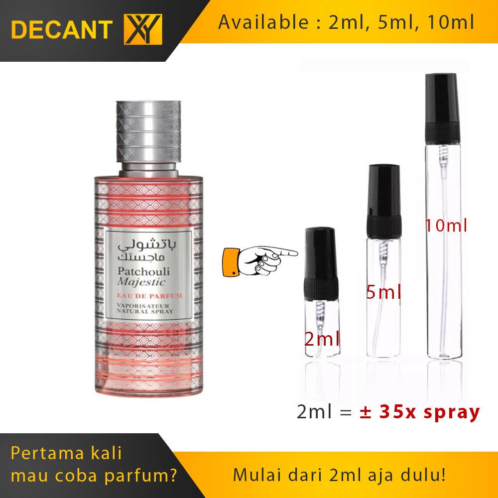 Decant Parfum Emper Patchouli Majestic