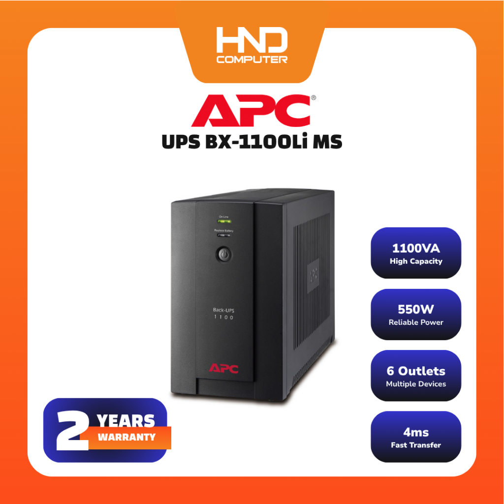 APC UPS BX1100LIMS BX1100LI-MS