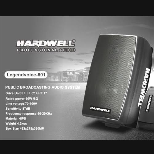 Speaker Surround Pasif hardwell Legendvoice 601 ORIGINAL 6,5 inch 1Set