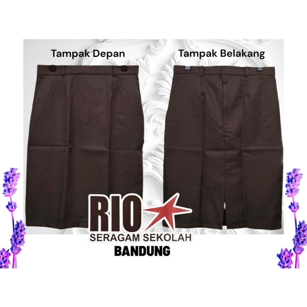 Rok Pramuka Pembina Span Pendek Rafilo Rempel Belakang Khusus Guru dan PNS