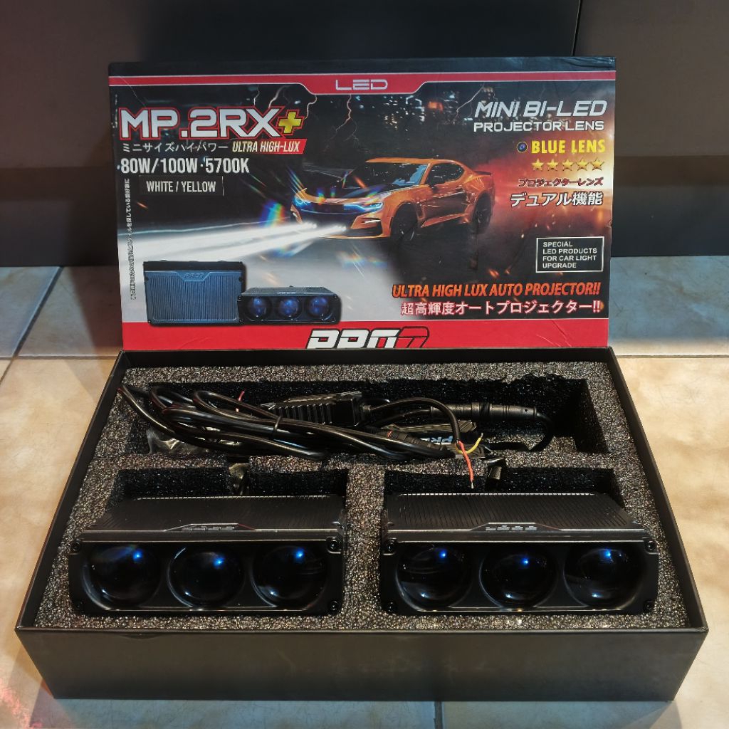 LAMPU MINI PROJIE 3 MATA PRO7 PRO 7 MP2RX+