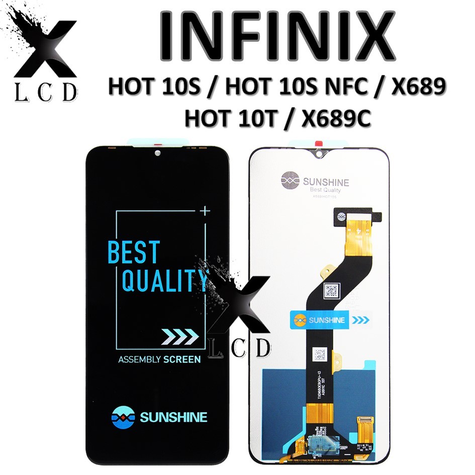 LCD TOUCHSCREEN INFINIX HOT 10S / HOT 10 T ORIGINAL 100%