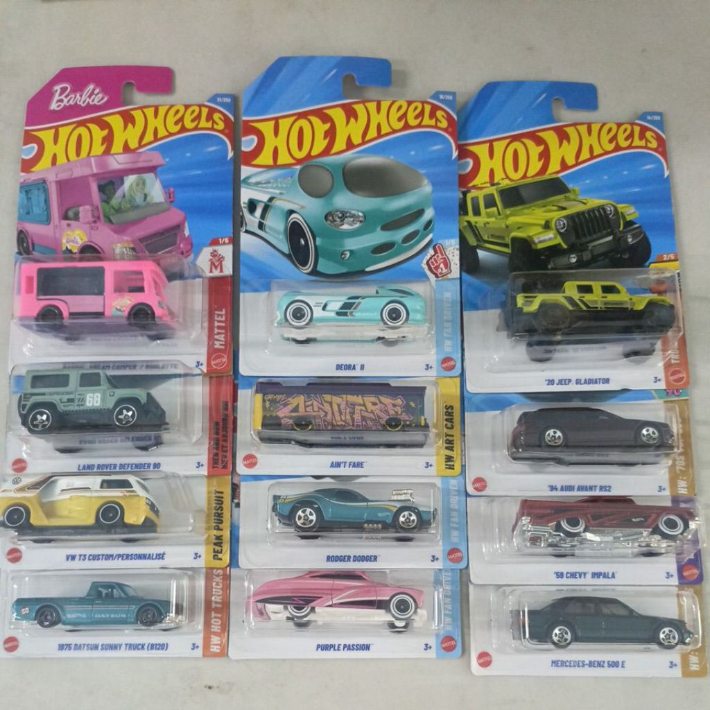 Grosir Hotwheels dikirim Rendom