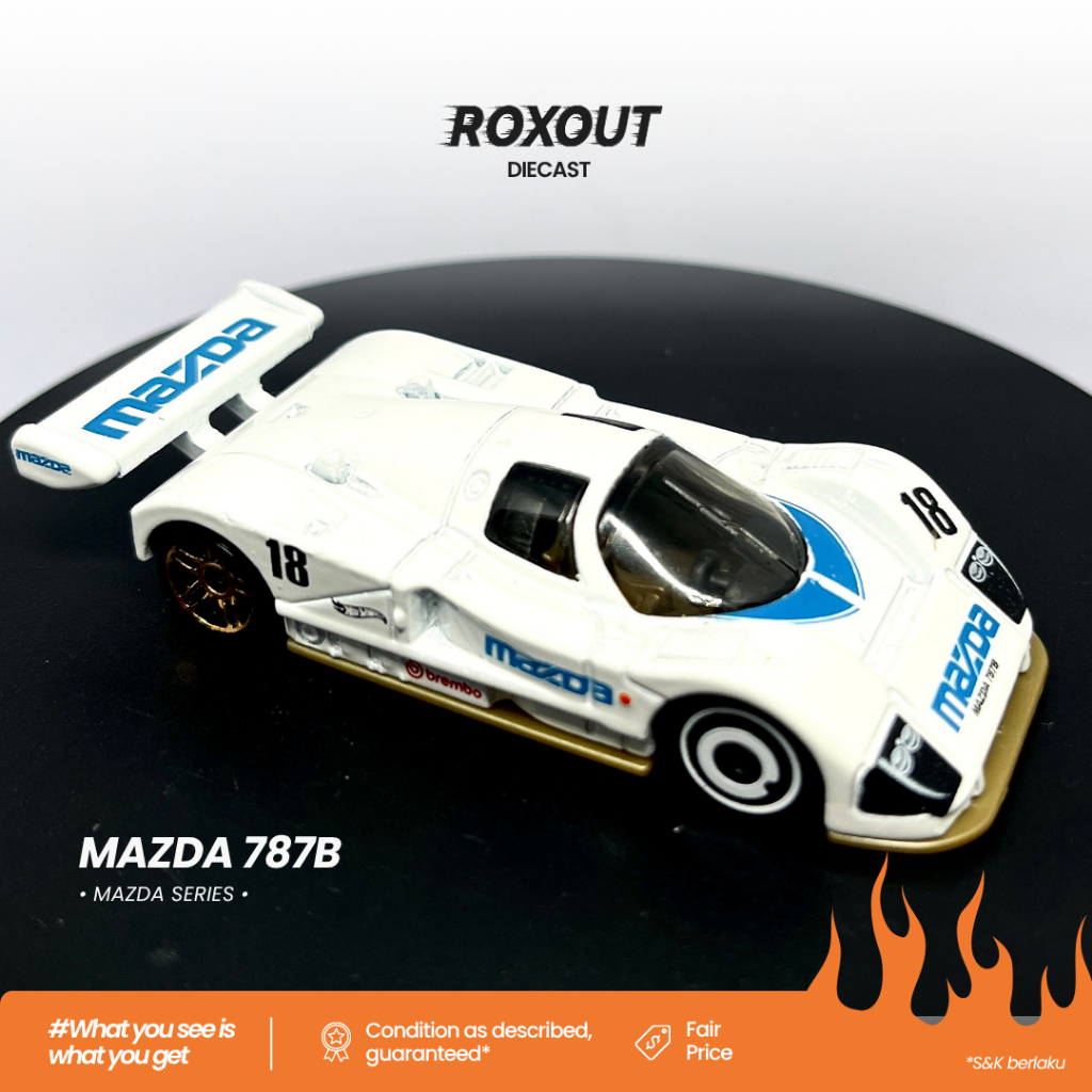 Hot Wheels Mazda Series Loose Mainan Anak – RX-7 RX-8 MX-5 Miata 787B Mobil 1:64 Part 2