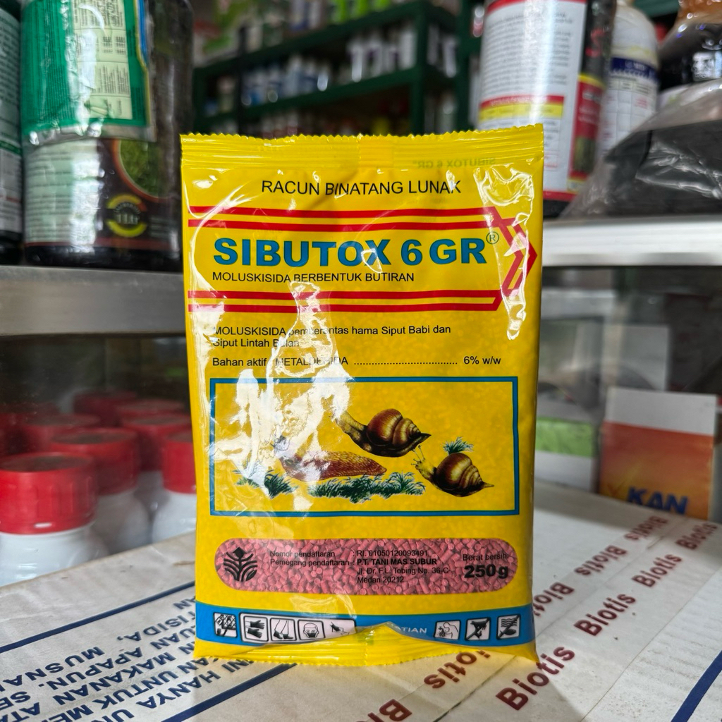 Racun Keong Sibutox 250 gram - Ampuh Basmi Keong, Siput Darat
