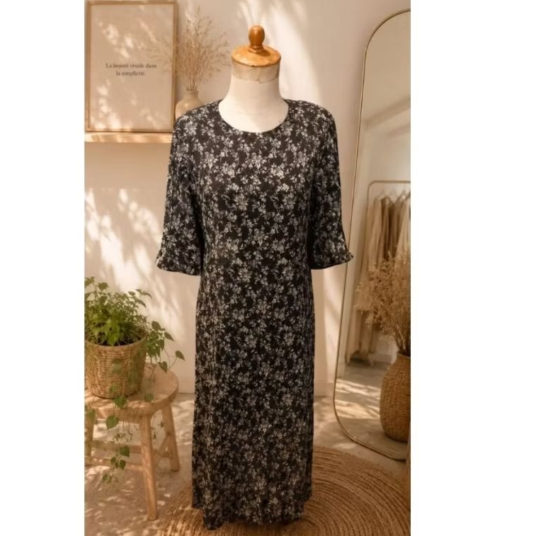 Noir Garden Dress