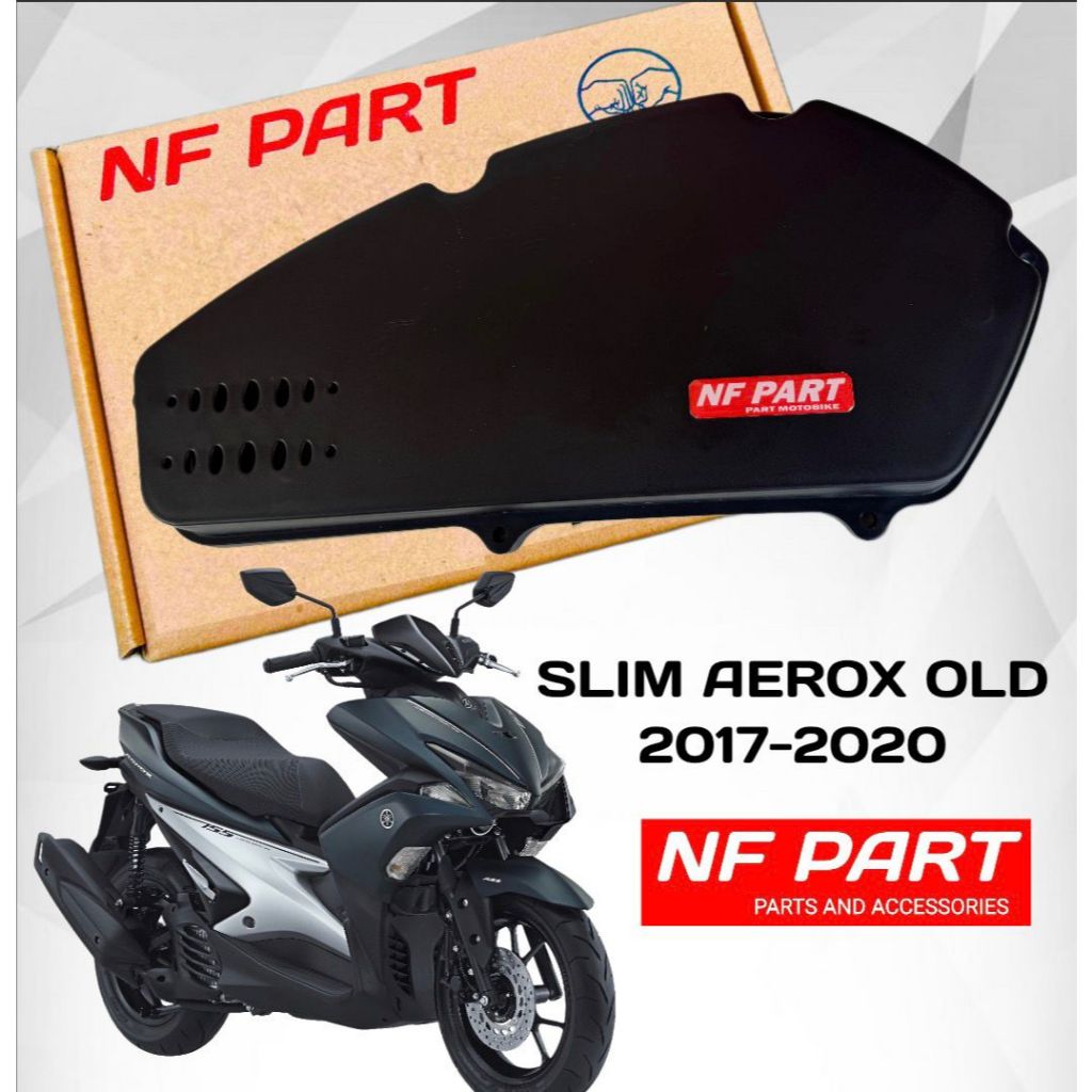 BOX FILTER SLIM MOTOR AEROX OLD 2017-2020 TUTUP FILTER MODEL SLIM VARIASI NF PART