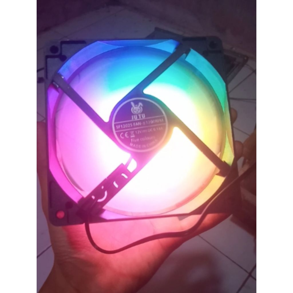 Fan Casing PC RGB 12CM High Speed | Kipas Pendingin Komputer Gaming | 12V | Cooling Fan Casing PC