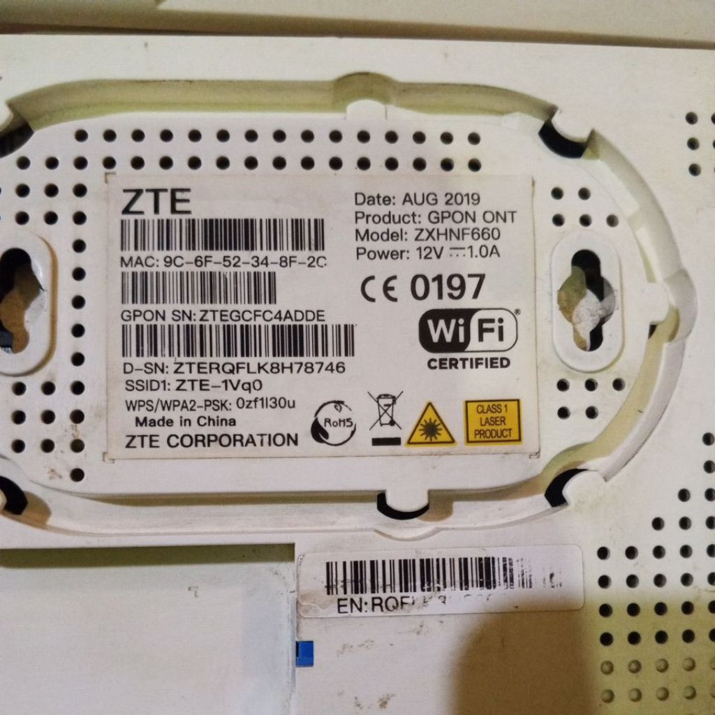 modem ZTE f660