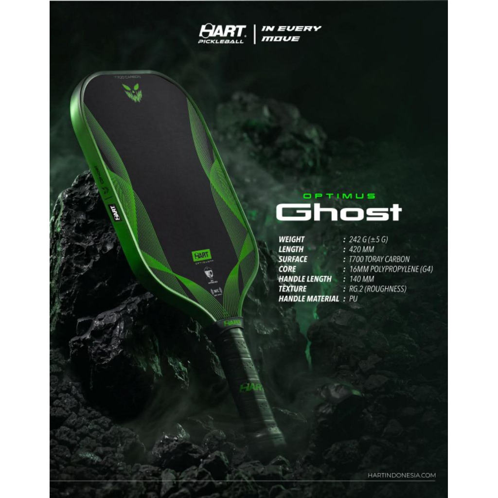 PADDLE PICKLEBALL HART OPTIMUS GHOST