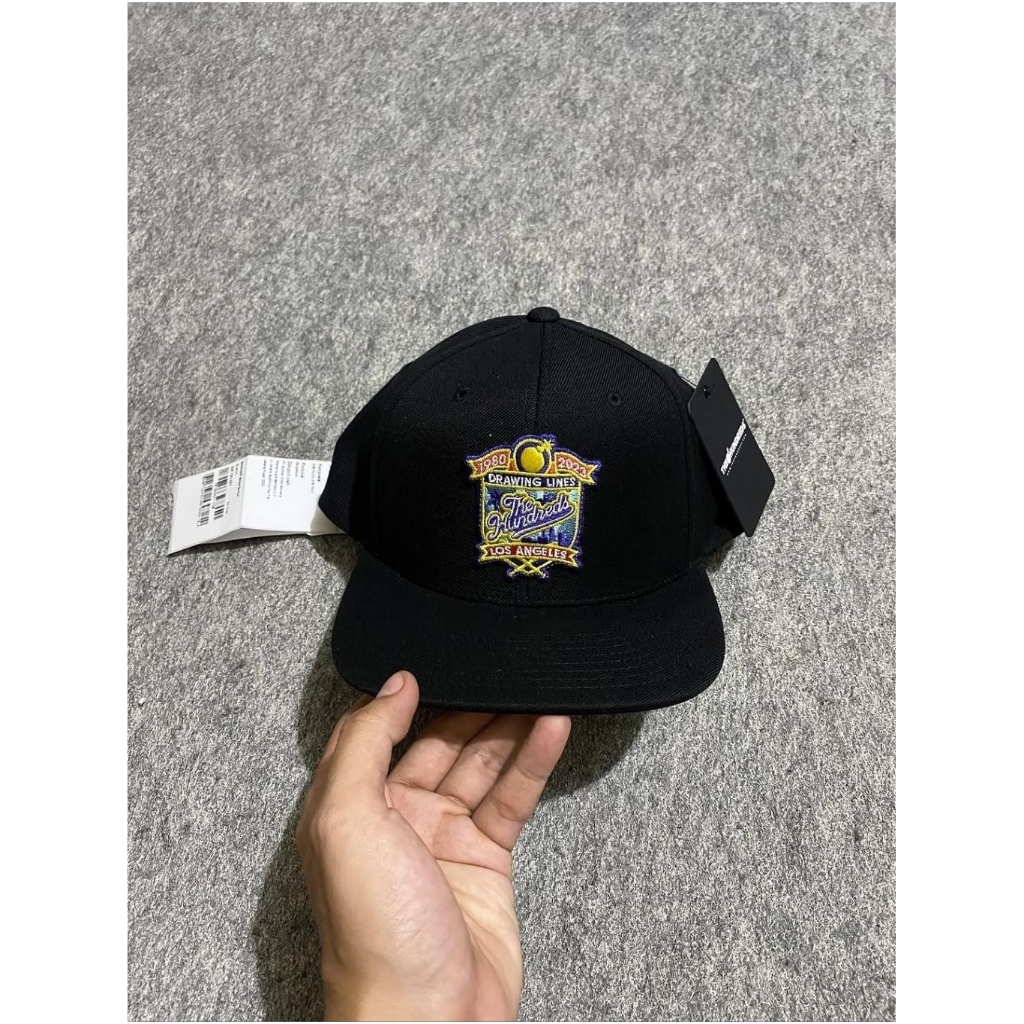 THE HUNDREDS BANNER SNAPBACK BLACK
