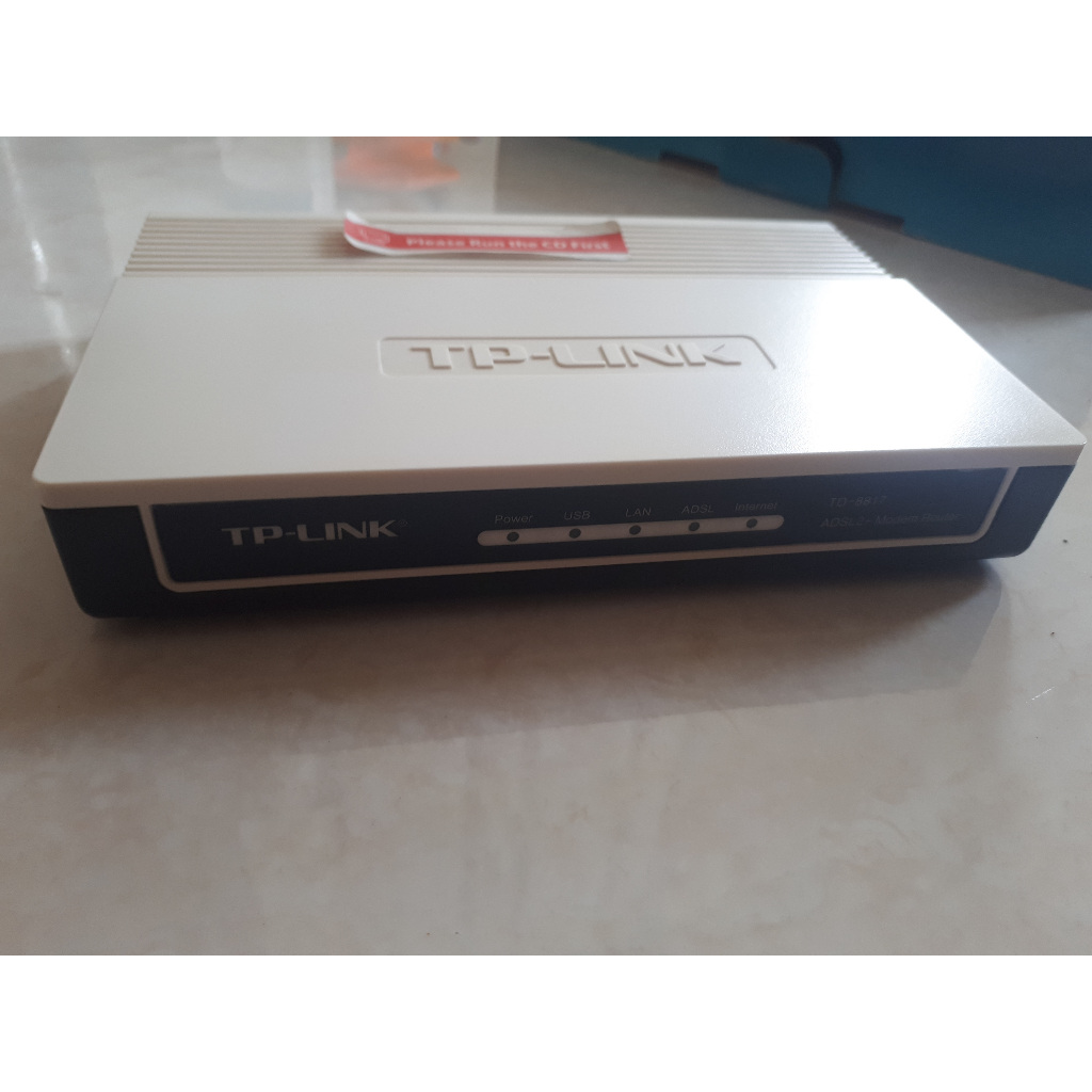 TP-Link TD-8817 ADSL2+ Ethernet USB Modem Router