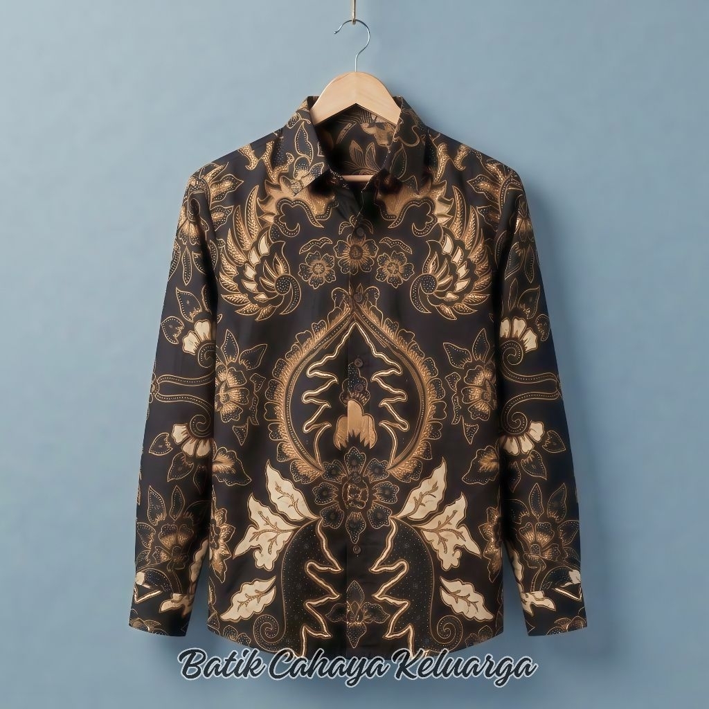 Atasan Baju Batik Pria Lengan Panjang Harga Grosir Kodian