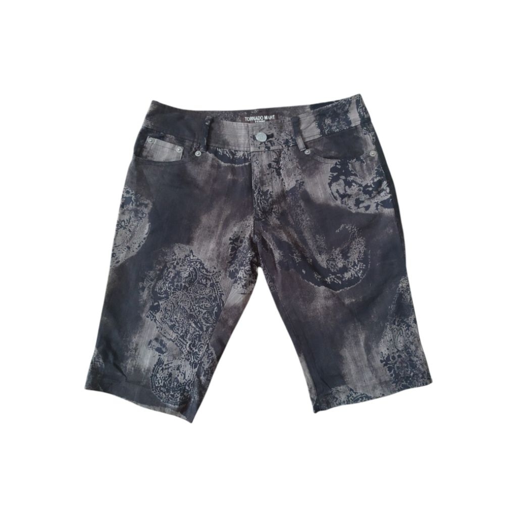 celana tornado mart feme Paisley print pants