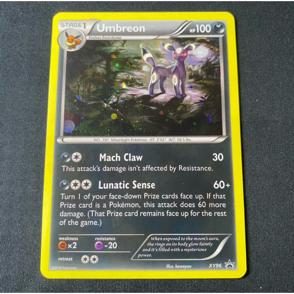 Umbreon Holo En Promo XY96 promo card - kartu pokemon - pokemon card tcg