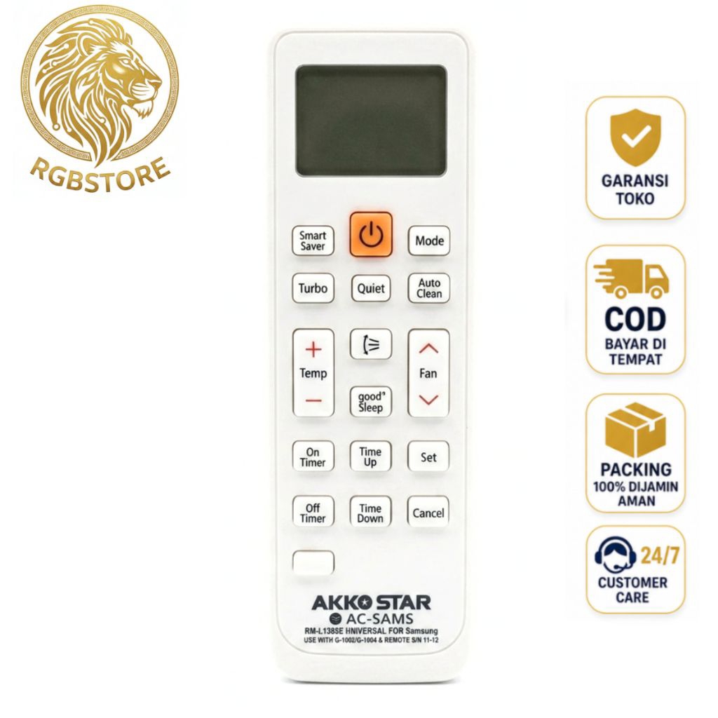 Remote AC Samsung Universal Akko Star