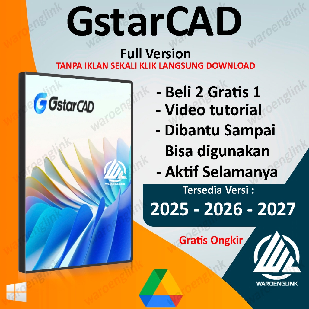 GstarCAD Pro 2027 GstarCAD Terbaru | Windows | Full Version | Lifetime