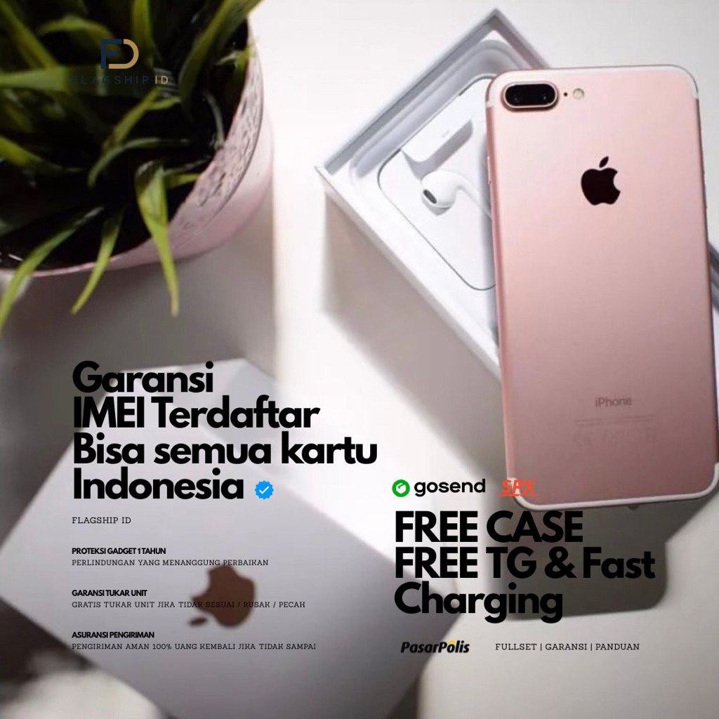 iphone 7 Plus 128GB 32GB 256GB like new Fulset Mulus