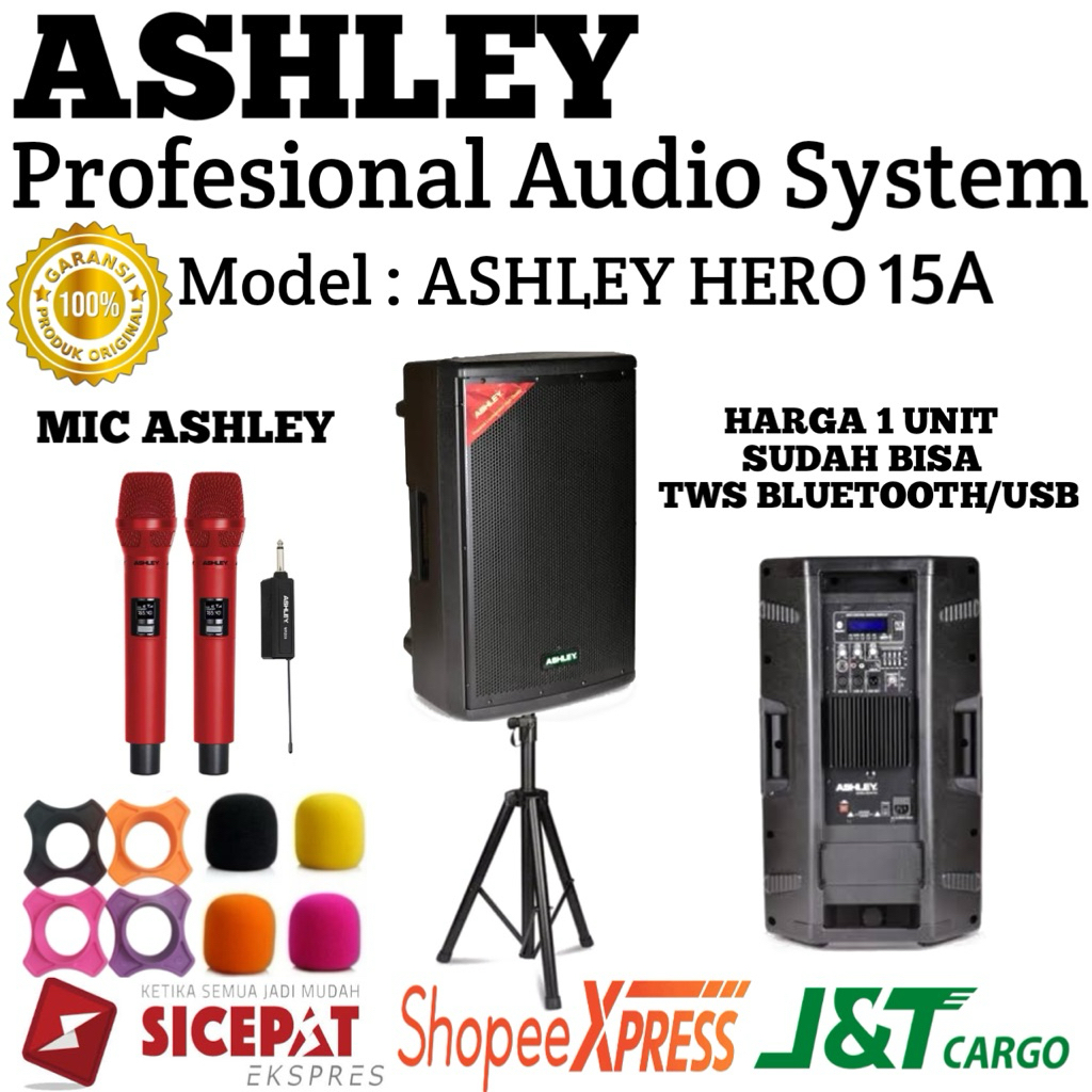 Speaker Aktif Ashley Hero 15a Original Speaker Aktif ashley 15inch