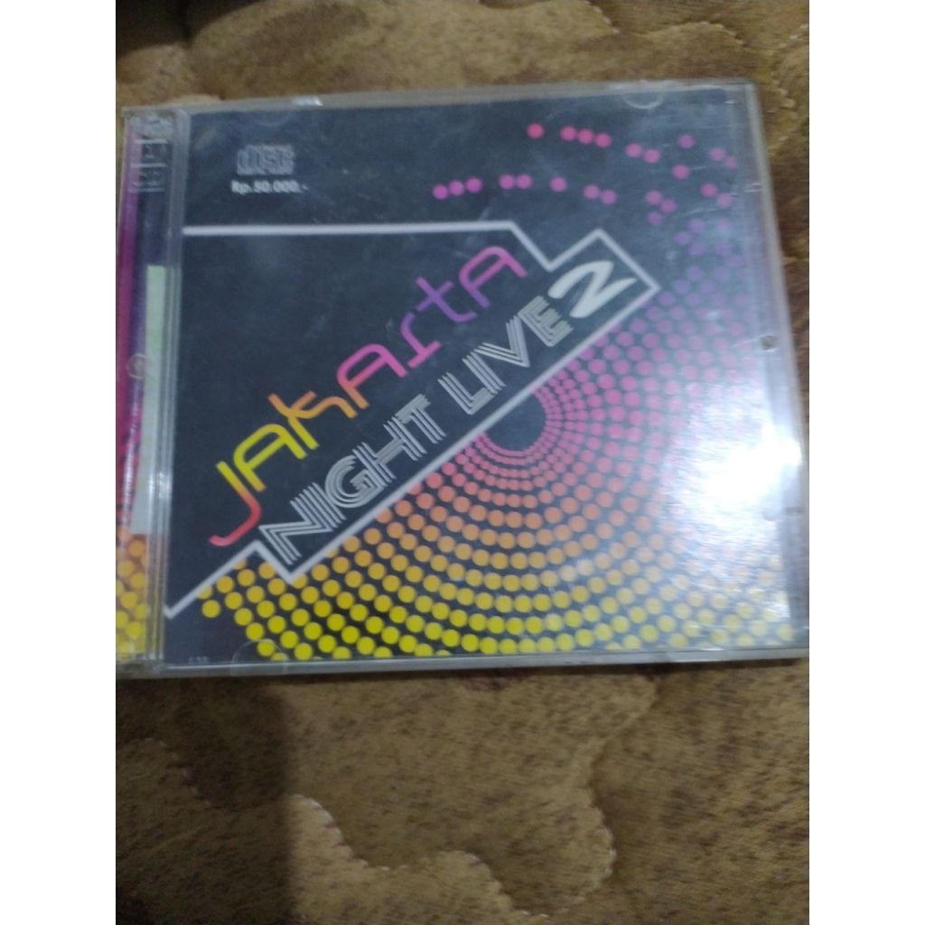 CD Audio Cyber DJ Team - Jakarta Night Live Vol 2 (PT.Suara Mega Mandiri)