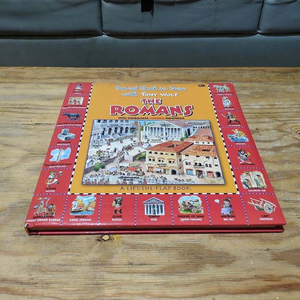 Buku Travel Pack in Time with Tony Wolf The Romans
