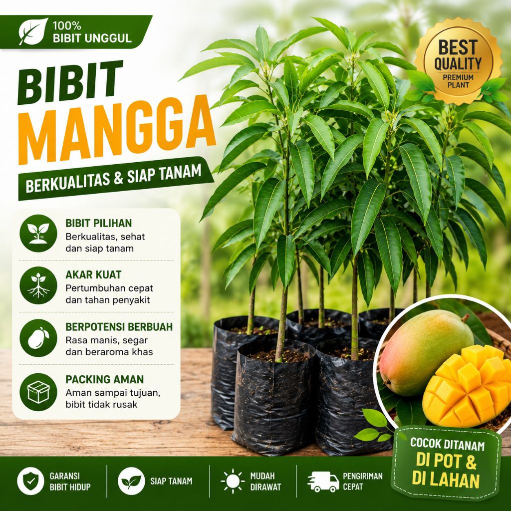 Bibit mangga madu super manis/ Bibit mangga madu okulasi/ Mangga madu Cangkok an