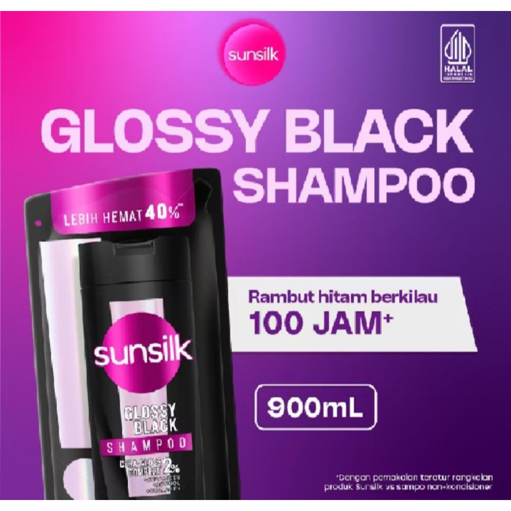 Shampoo sunslik Glossy black 900mp