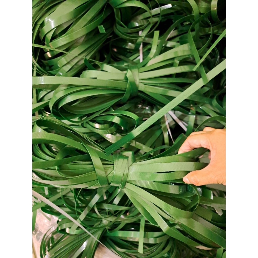 TALI STRAPPING BAND TEBAL HIJAU 1KG BEKAS BANDUNG