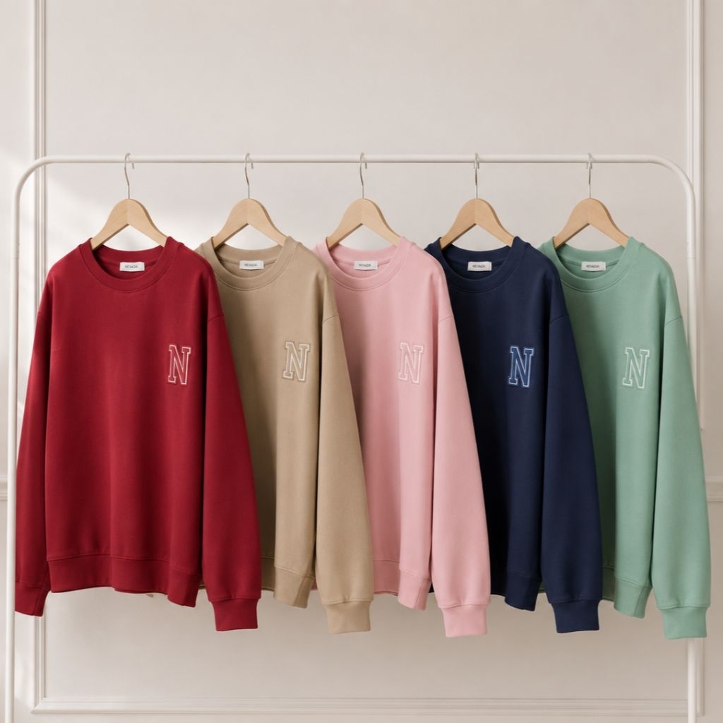 SWEATER CEWEK NEVADA / SWEATER  NEVADA BORDIR / SWEATER