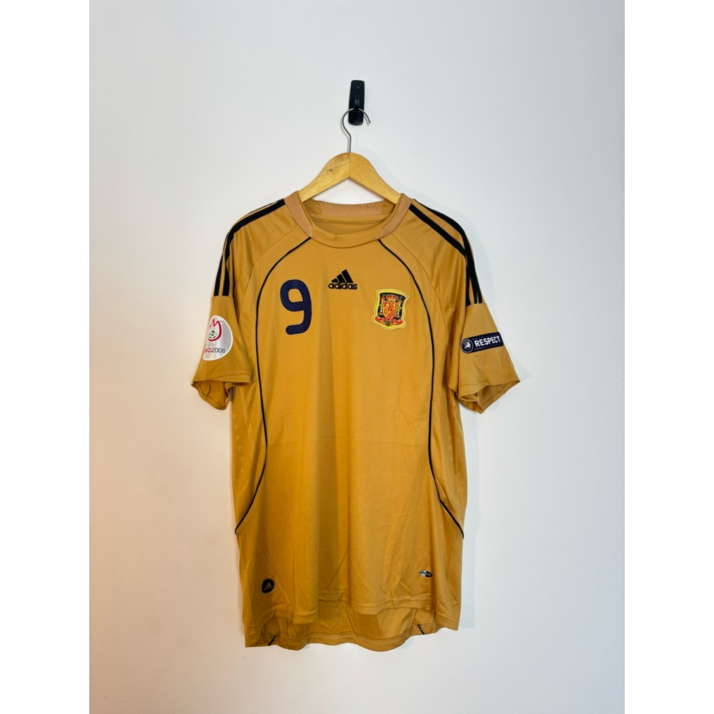 Jersey Spain Away 2008 Torres 9 – Size L