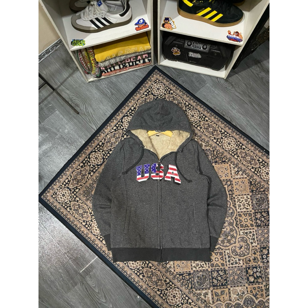 ziper hodie sherpa usa stm original